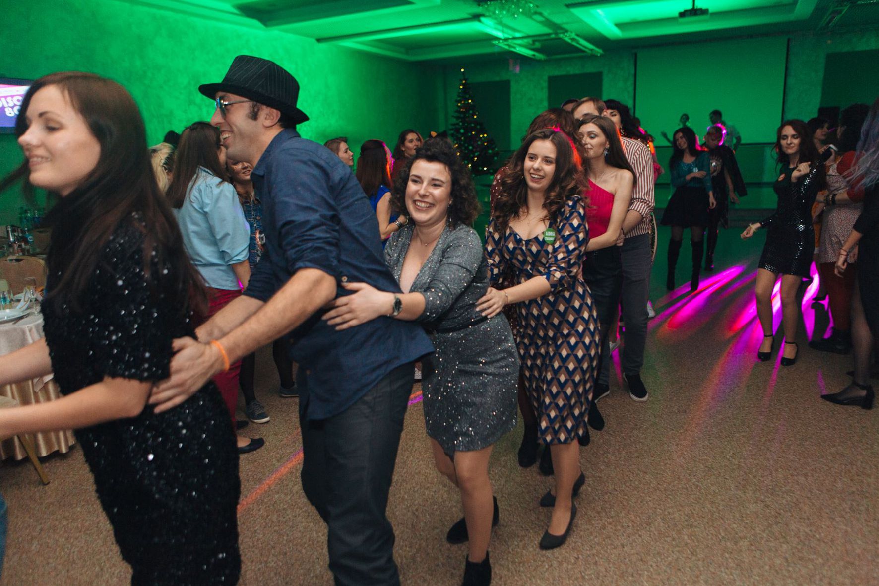 QA Test Lab на новорічній вечірці у стилі Диско 80-х у Конференц-Холі Ірпінь