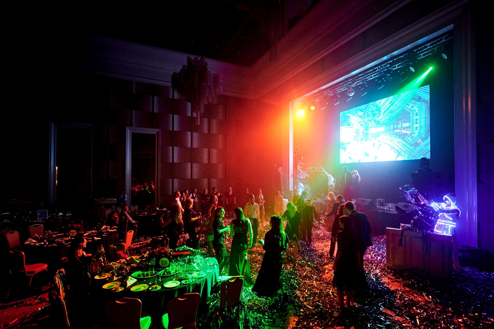 Вишуканий зал Regent Hill під час гала-вечері Bayer